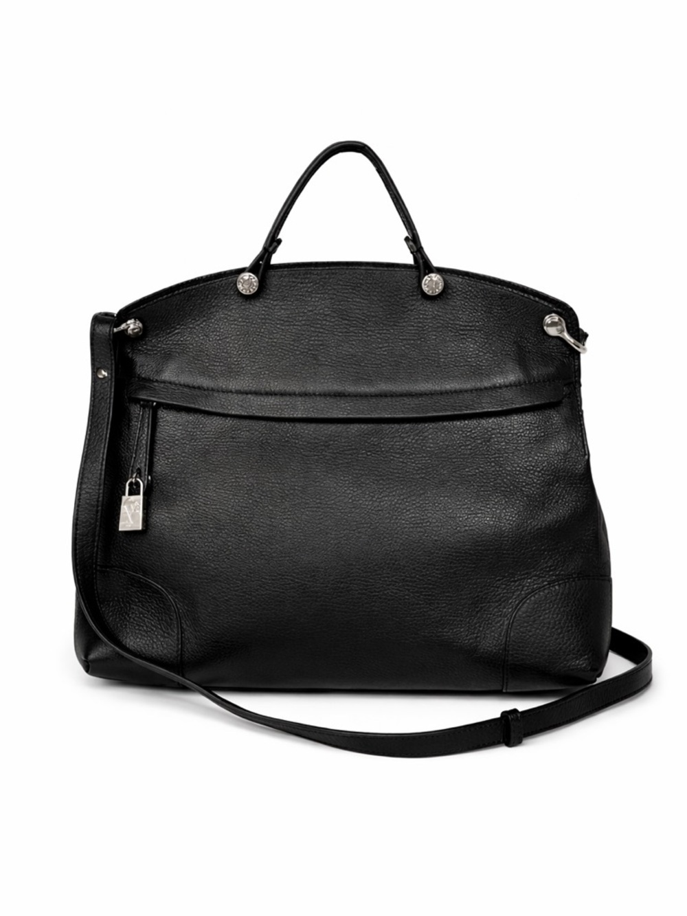 Furla Black Leather Satchel